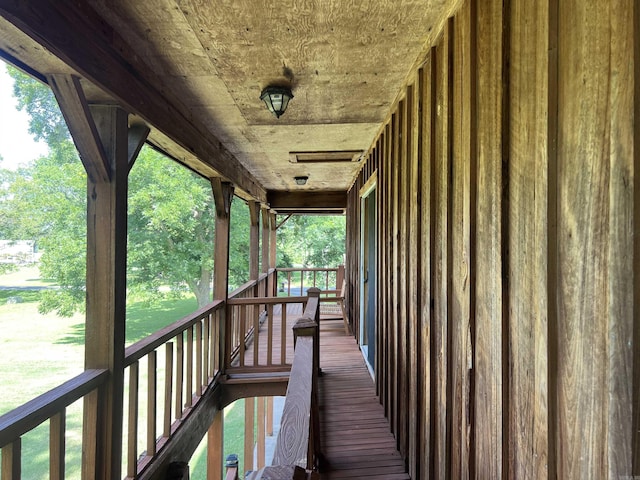 3223 Canal Dr, White Hall, AR 71602 - view of wooden terrace