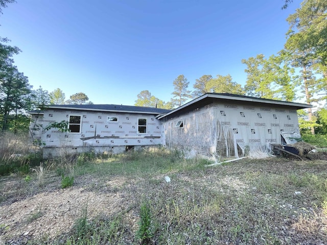 view of back of property