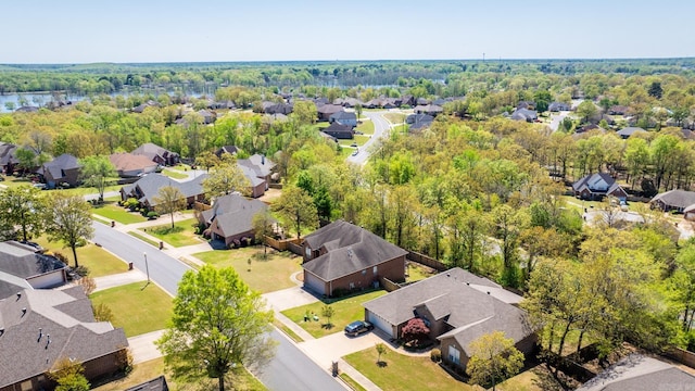 drone / aerial view featuring a residential view