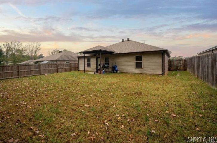2104 Fern Valley Dr, Alexander, AR 72002 - view of back of house at dusk