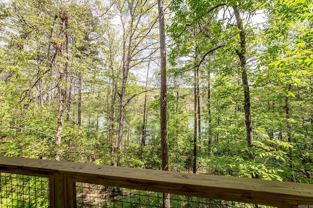 93 Pocahontas Ln, Greers Ferry, AR 72067 - exterior space featuring a wooded view