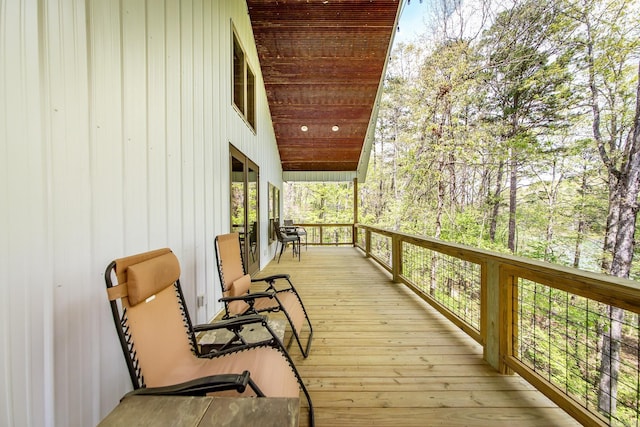 93 Pocahontas Ln, Greers Ferry, AR 72067 - view of wooden deck