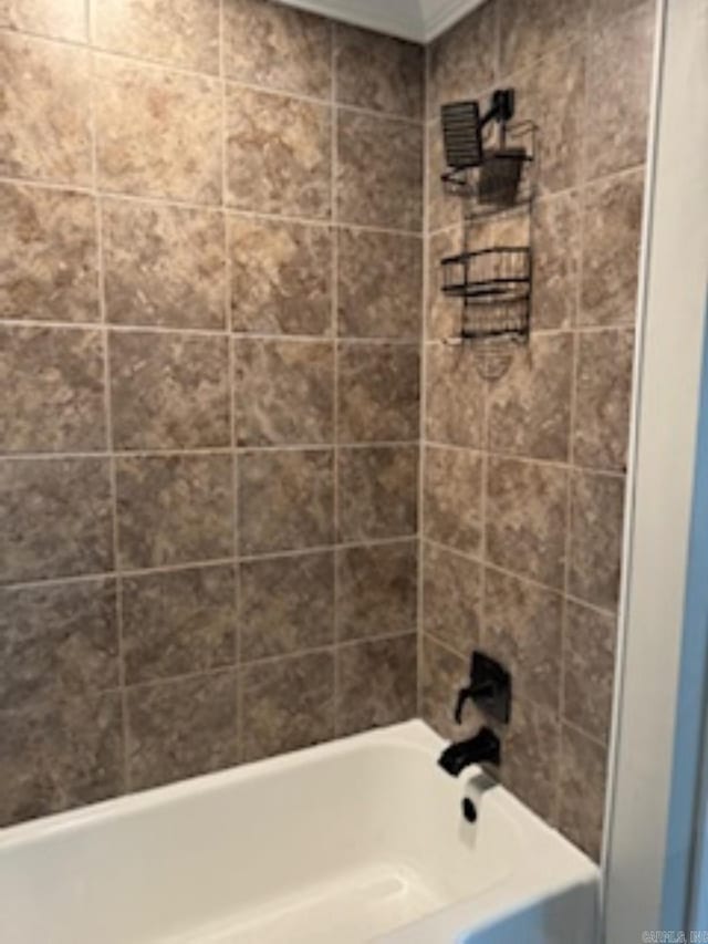 bathroom featuring shower / bath combination