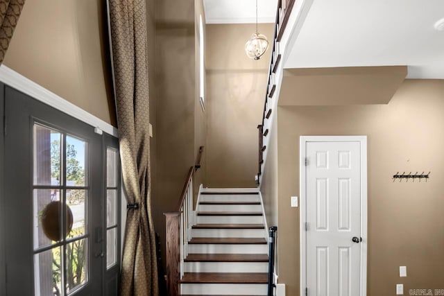 view of staircase