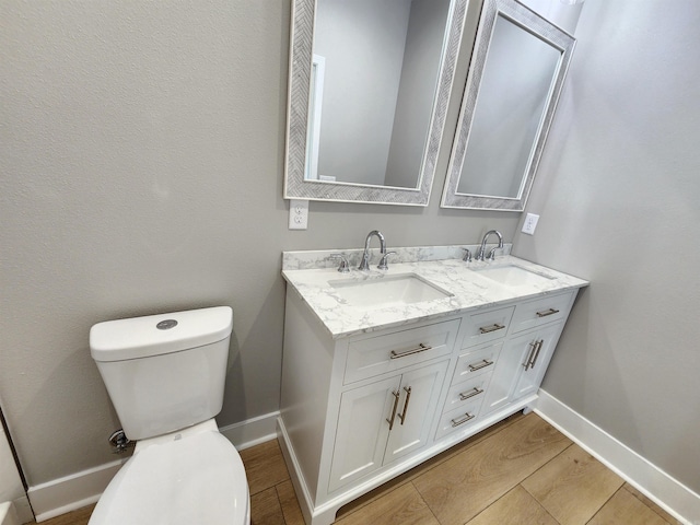 290 Walker St, Higginson, AR 72068 - bathroom with baseboards, toilet, and a sink