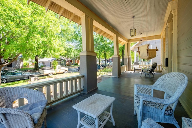 view of patio / terrace featuring a porch