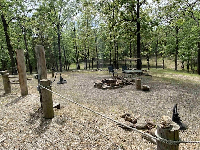 59 Easy St, Mount Ida, AR 71957 - view of yard