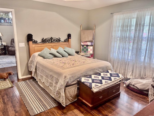 159 Emelia St, Clarksville, AR 72830 - bedroom featuring dark wood-type flooring