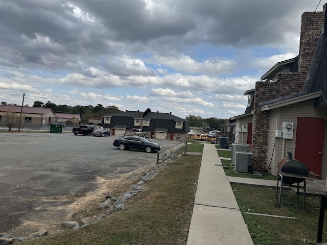 view of street with a residential view