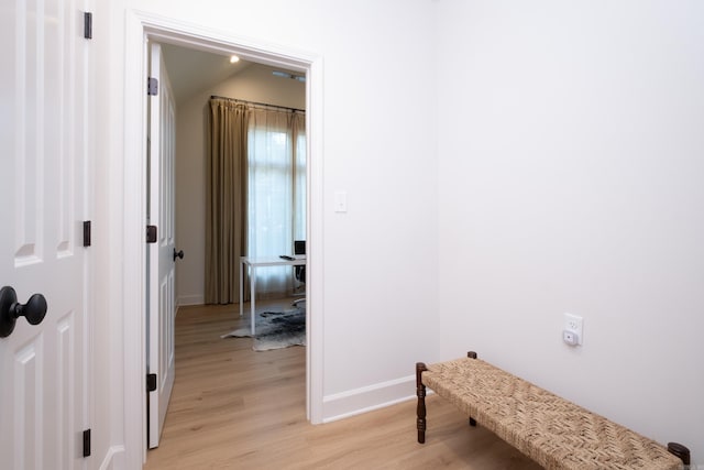 6600 Waverly Dr, Little Rock, AR 72207 - hallway featuring light wood finished floors and baseboards
