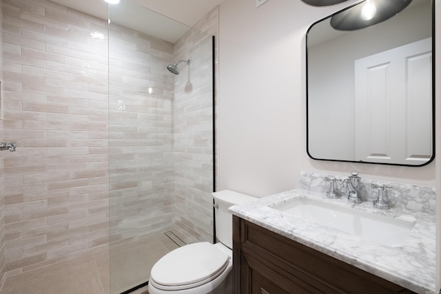 6600 Waverly Dr, Little Rock, AR 72207 - full bath with vanity, toilet, and tiled shower