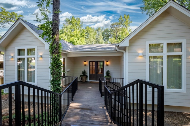 6600 Waverly Dr, Little Rock, AR 72207 - exterior space with french doors