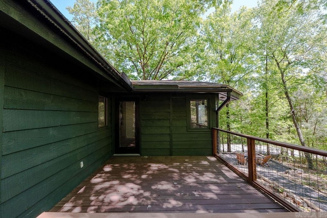 view of deck