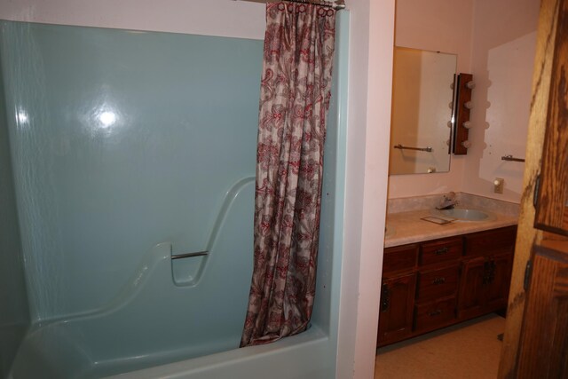 full bathroom with vanity