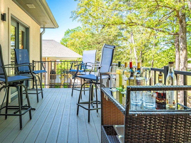 view of deck