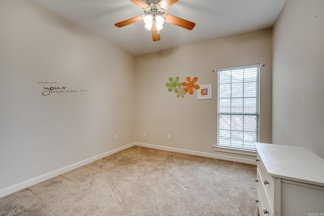 505 Fieldstone, Conway, AR 72034 - carpeted spare room with baseboards, ceiling fan, and a healthy amount of sunlight