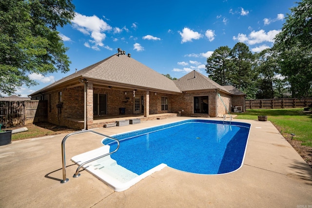 505 Fieldstone, Conway, AR 72034 - view of pool with a fenced in pool, a patio, and a fenced backyard