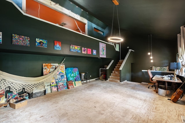view of rec room