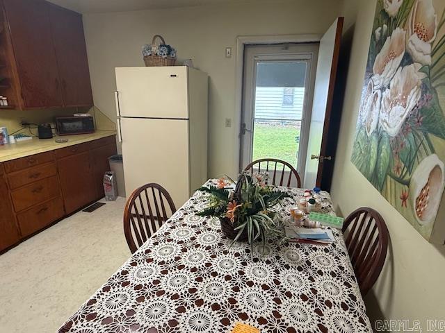 view of dining space