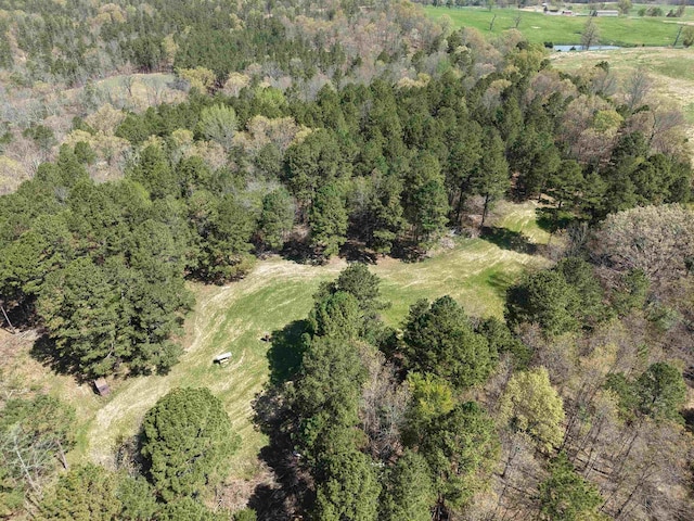 2157 Pleasant Grove Rd, Wideman, AR 72585 - aerial view featuring a wooded view