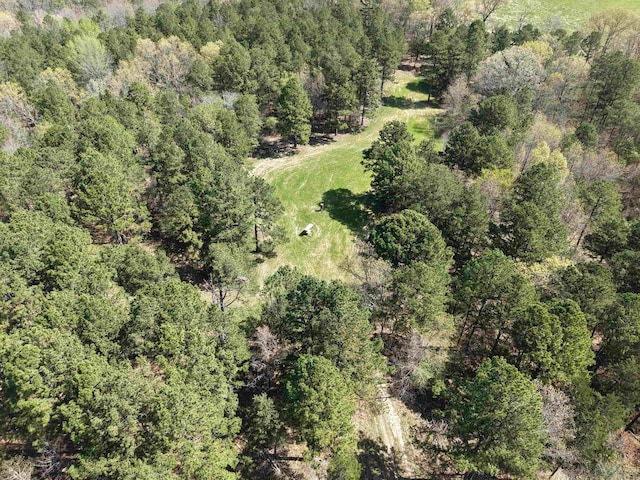 2157 Pleasant Grove Rd, Wideman, AR 72585 - aerial view with a wooded view