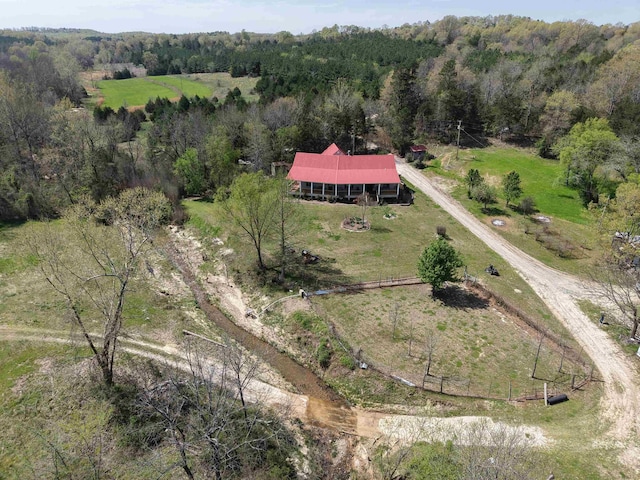 2157 Pleasant Grove Rd, Wideman, AR 72585 - aerial view with a rural view and a forest view