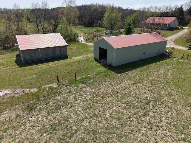 2157 Pleasant Grove Rd, Wideman, AR 72585 - bird's eye view with a wooded view