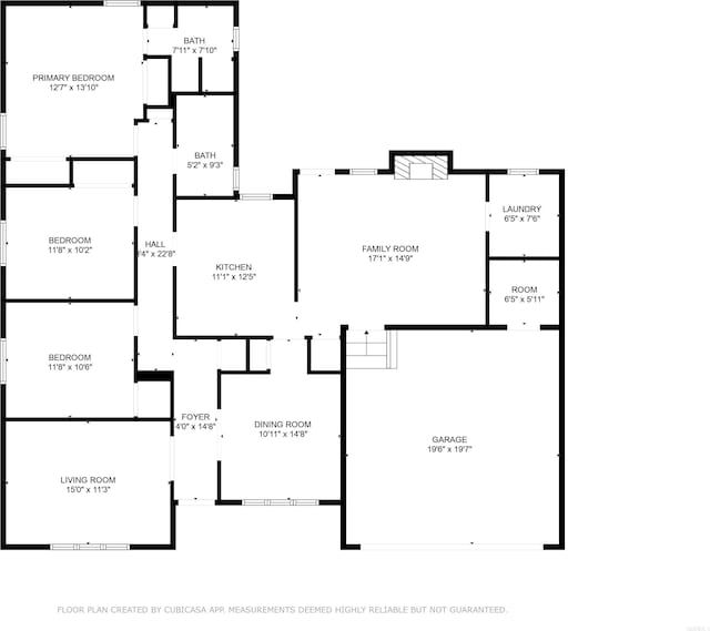 37 Kingspark Rd, Little Rock, AR 72227 - home floor plan