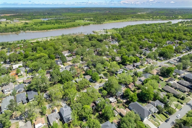 6123 Longwood, Little Rock, AR 72207 - bird's eye view featuring a water view and a residential view