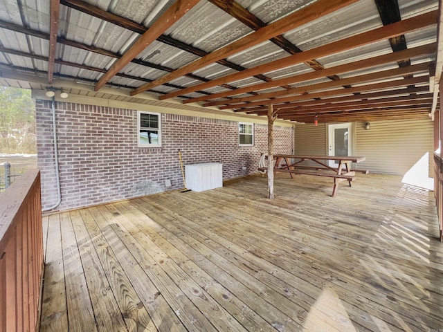 view of deck