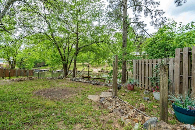 539 Burchwood Bay Rd, Hot Springs, AR 71913 - view of yard featuring a fenced backyard
