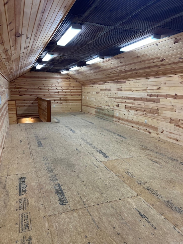 view of attic