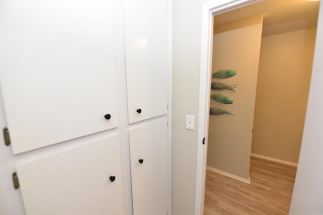 135 Hillview Dr Unit 109, Fairfield Bay, AR 72088 - corridor with baseboards and light wood finished floors