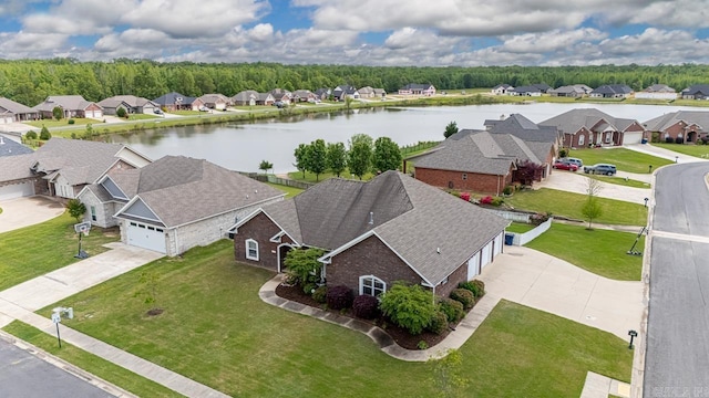 2360 Lakeshore Ln, Cabot, AR 72023 - bird's eye view featuring a water view and a residential view