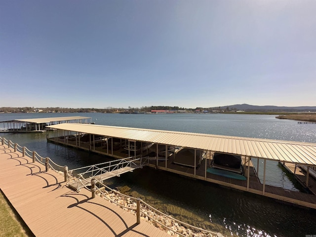 142 Lake Hamilton Dr Unit 204, Hot Springs, AR 71913 - dock area featuring a water view