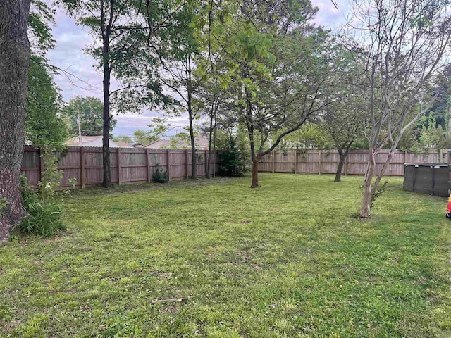 190 E Poplar St, Piggott, AR 72454 - view of yard featuring a fenced backyard