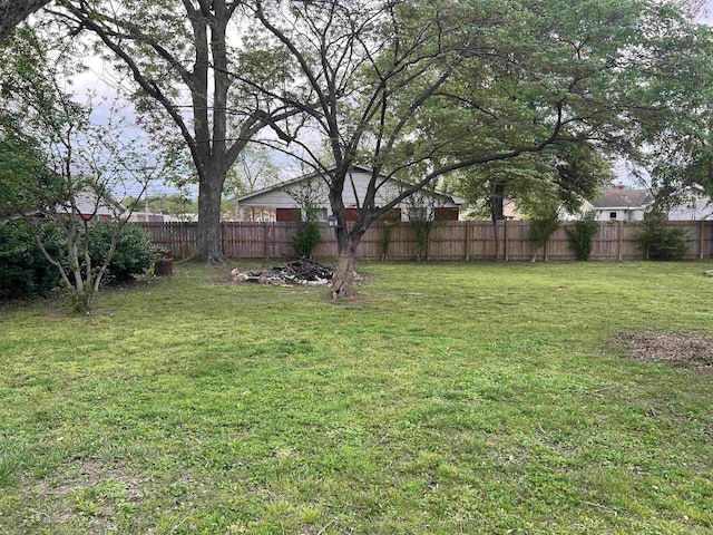 190 E Poplar St, Piggott, AR 72454 - view of yard featuring a fenced backyard