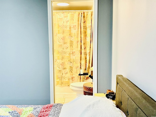 bedroom with ensuite bath