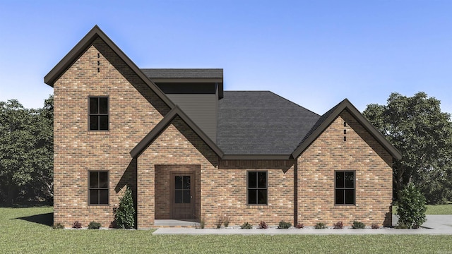 66 Corniche Cv, Maumelle, AR 72113 - view of front facade with brick siding and a front yard