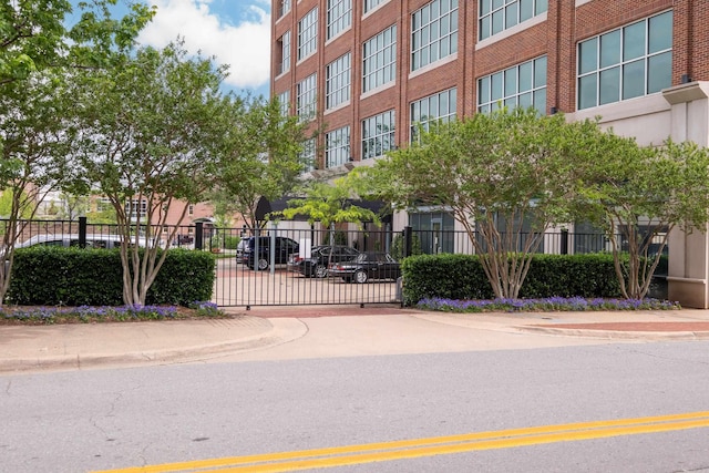 exterior space featuring fence