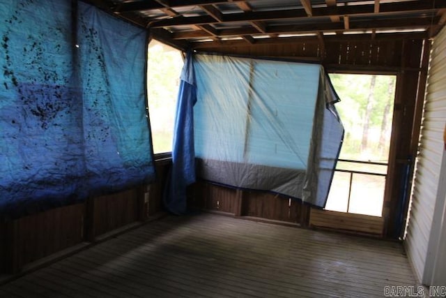 interior space with a healthy amount of sunlight