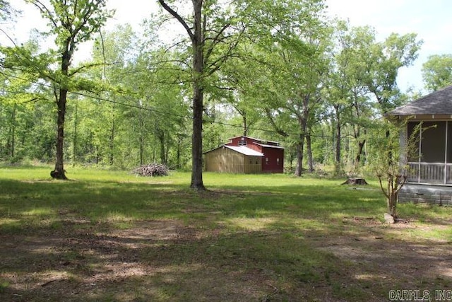 view of yard