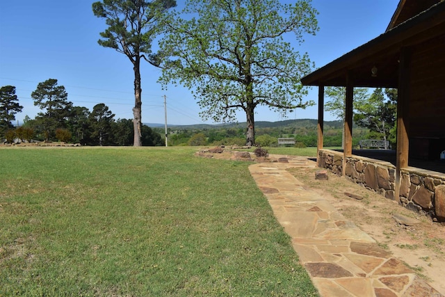 12192 Point Breeze Rd, Parks, AR 72950 - view of yard