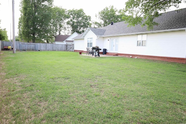 3302 Willow Ln, Paragould, AR 72450 - view of yard with a patio and a fenced backyard