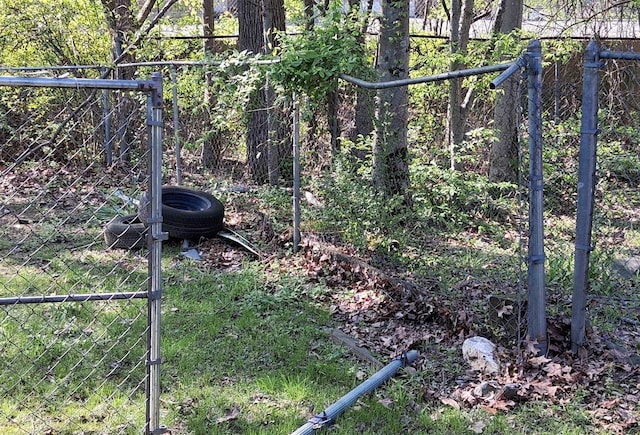 exterior space with fence