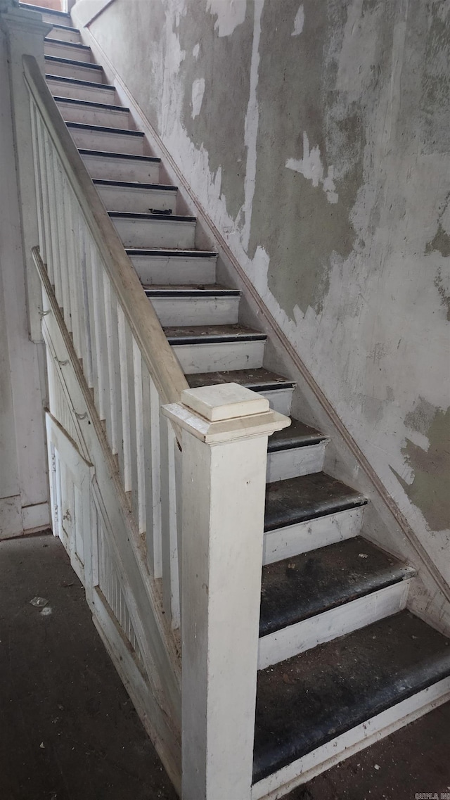view of staircase