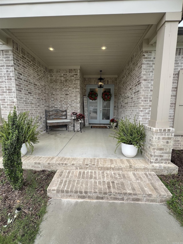 2560 Lilac Dr, Conway, AR 72034 - view of patio / terrace with french doors