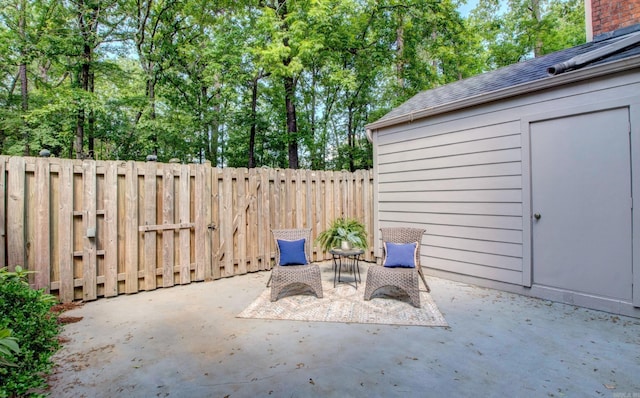 2200 Andover Ct, Little Rock, AR 72227 - view of patio featuring fence
