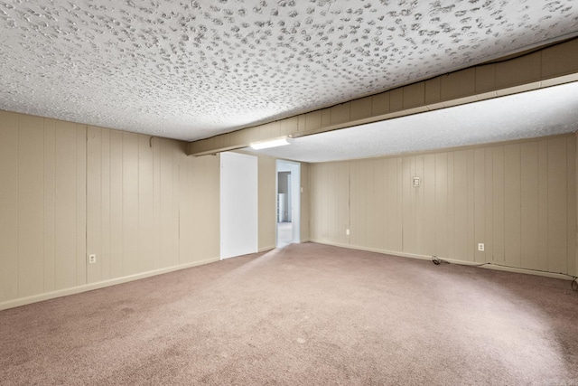 interior space featuring carpet