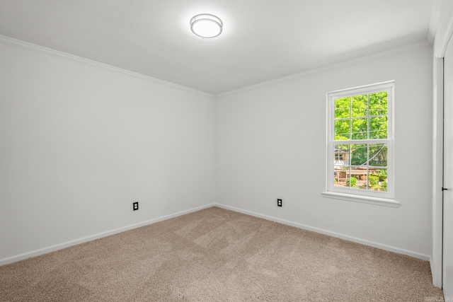2300 Old Forge Dr, Little Rock, AR 72227 - carpeted empty room with baseboards and ornamental molding